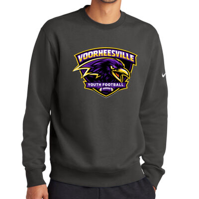 Voorheesville - Club Fleece Sleeve Swoosh Crew Thumbnail