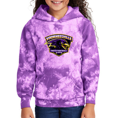 Voorheesville - Youth Crystal Tie Dye Pullover Hoodie Thumbnail